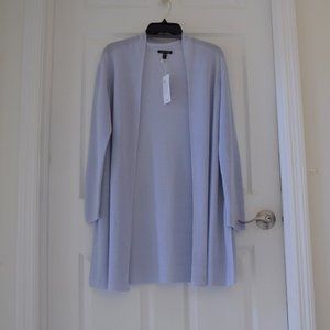 Eileen Fisher Women’s Rib Knit Open Front Cardigan